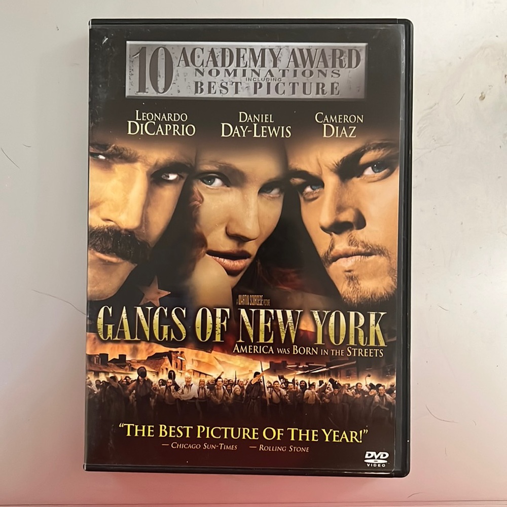 Gangs of New York DVD